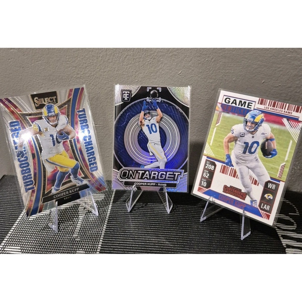 2024 Panini Cooper Kupp #10 #20 #58 On Target Turbocharged Bronze Ticket Lot